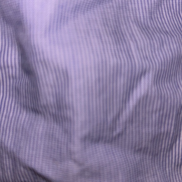 Thin pin stripe off the shoulder blouse - Picture 1 of 3